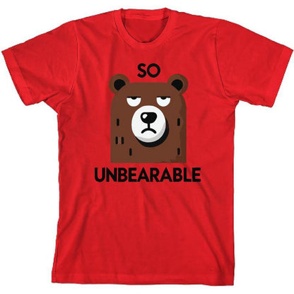 تي شيرت So Unbearable Youth برقبة دائرية وأكمام قصيرة