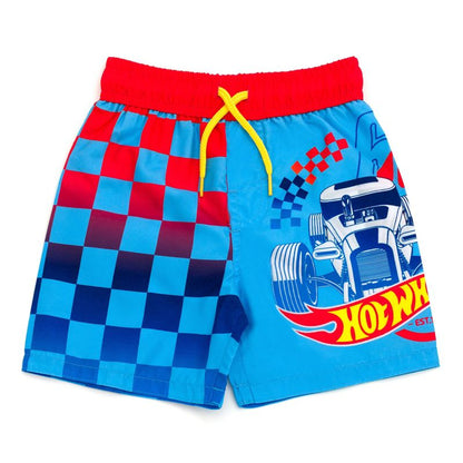 Hot Wheels UPF 50+ Swim Trunks Bathing Suit