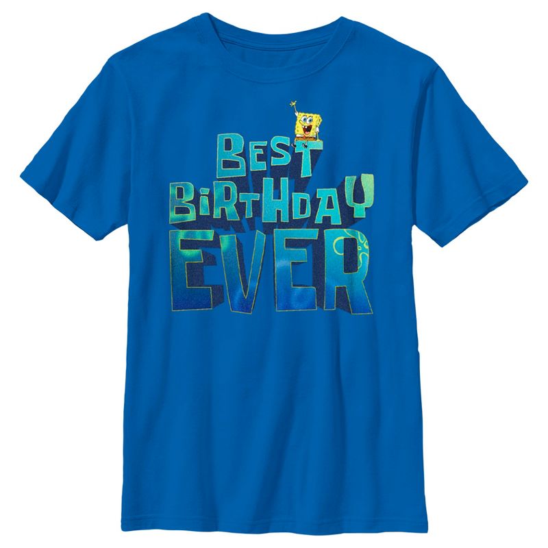 Boy's SpongeBob SquarePants Best Birthday Ever T-Shirt