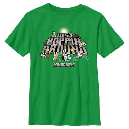 تي شيرت Minecraft Just Hoppin' Around للأولاد