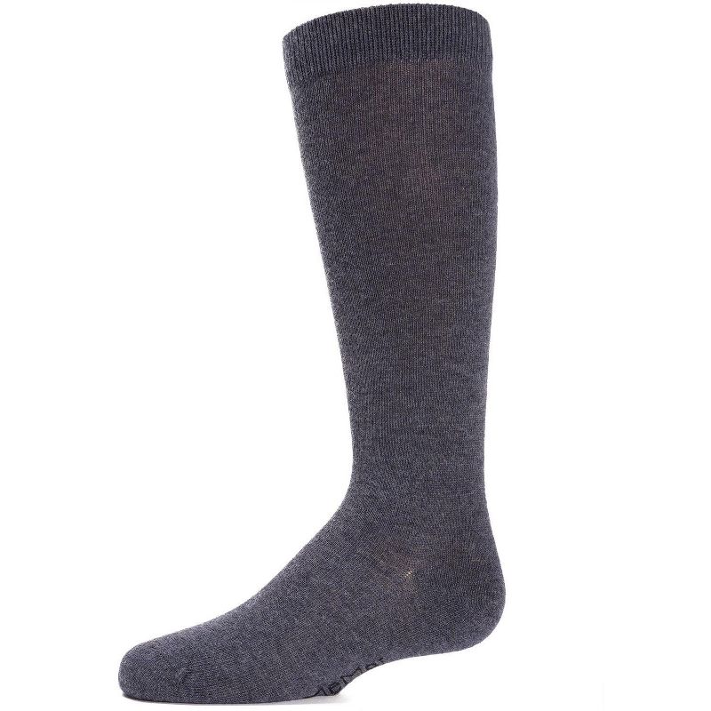 Memoi Kids' Basic Cotton Blend Knee High Socks