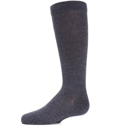 Memoi Kids' Basic Cotton Blend Knee High Socks