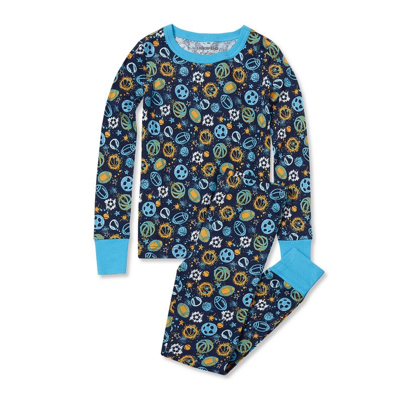Lands' End Kids Pattern Snug Fit Pajama Set