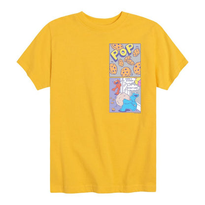 Boys' - Sesame Street - Comic Scene - Kids Lc Oversized Infant Short Sleeve Graphic T-Shirt Short Sleeve Graphic T-Shirt