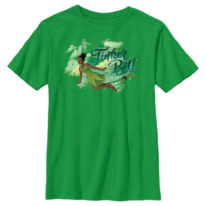 تي شيرت للأولاد بطبعة بيتر بان وويندي وتينكر بيل