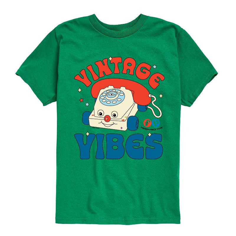 Boys' - Fisher-Price - Vintage Vibes Phone Short Sleeve Graphic T-Shirt