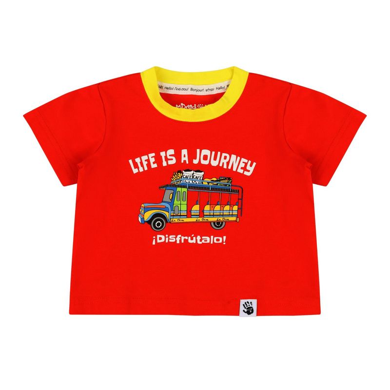 تي شيرت بأكمام قصيرة ورسومات جرافيكية للأطفال من مجموعة Mix Up Clothing