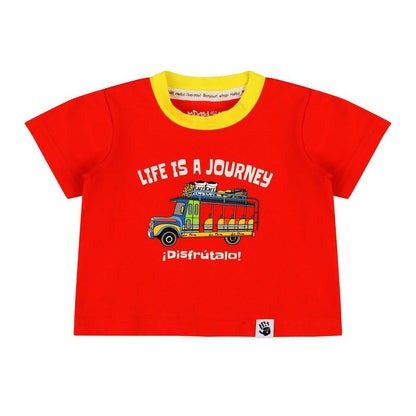 تي شيرت بأكمام قصيرة ورسومات جرافيكية للأطفال من مجموعة Mix Up Clothing