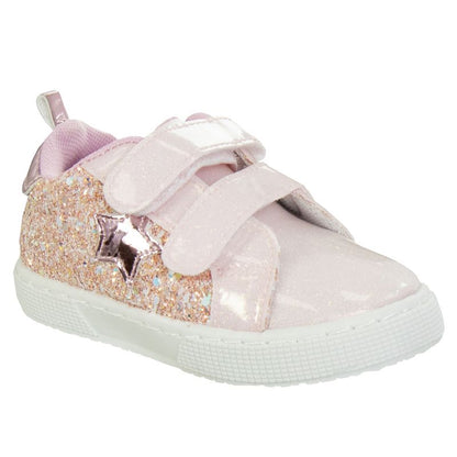 Laura Ashley Girls Hook and Loop Sneakers (Toddler Little Girls)