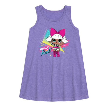 فستان بناتي من تصميم "مفاجأة لول!" بدون أكمام بتصميم "توتالي راد ديفا"