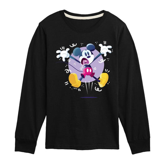 Boys' - Disney - Mickey Jump Long Sleeve Graphic T-Shirt