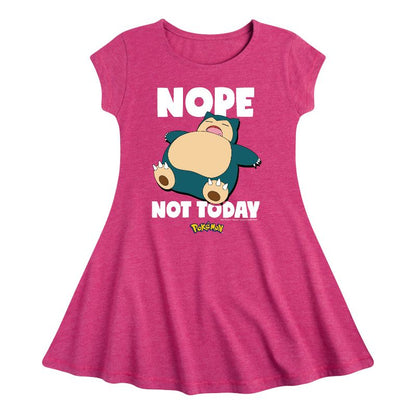 Girls' - Pokémon - Neon Pikachu Fit & Flair Cap Sleeve Dress