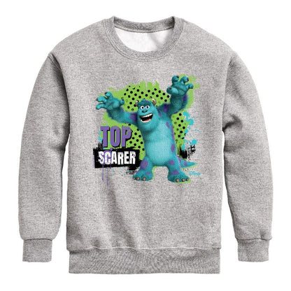 Boys' - Disney - Top Scarer Graphic Long Sleeve Fleece Sweatshirt