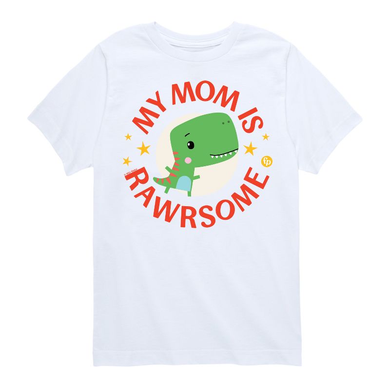 تي شيرت جرافيكي بأكمام قصيرة من فيشر برايس للأولاد - رورسم مام