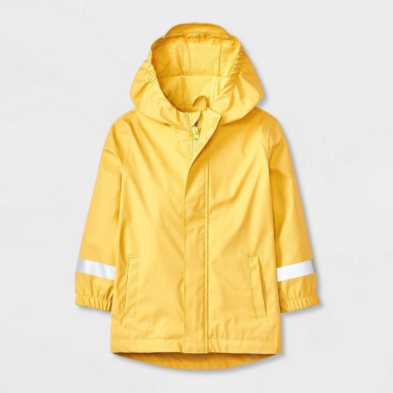 Toddler Solid Rain Coat - Cat & Jack™ Blue