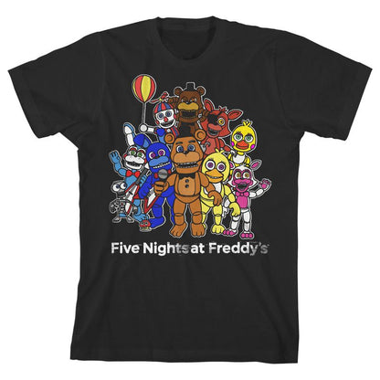 تي شيرت أسود للأولاد من مجموعة شخصيات Five Nights at Freddy's