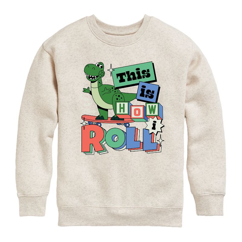 Boys' - Disney - Toy Story Graphic Long Sleeve Fleece Sweatshirt