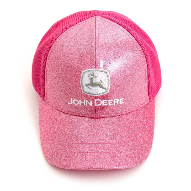 قبعة بيسبول John Deere Mesh Snapback قابلة للتعديل بمقاس واحد (للأطفال الصغار - للشباب)