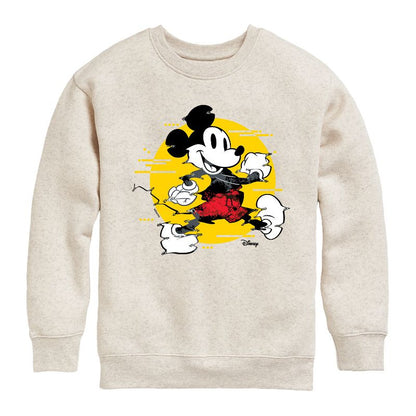 Boys' - Disney - Mickey & Friends Graphic Long Sleeve Fleece Sweatshirt
