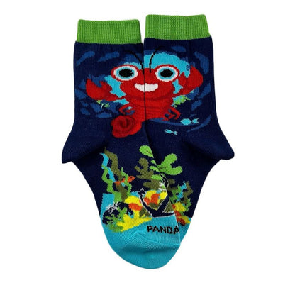 Claws the Lobster Socks - Medium (Ages 3-7) from the Sock Panda