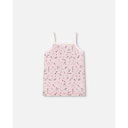 Deux par Deux Girl Printed Organic Cotton Tank Top