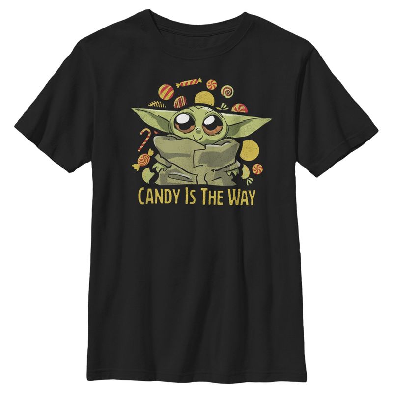 Boy's Star Wars: The Mandalorian Follow the Candy T-Shirt