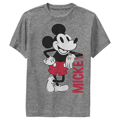 Boy's Disney Mickey Mouse Vintage Lean Performance Tee