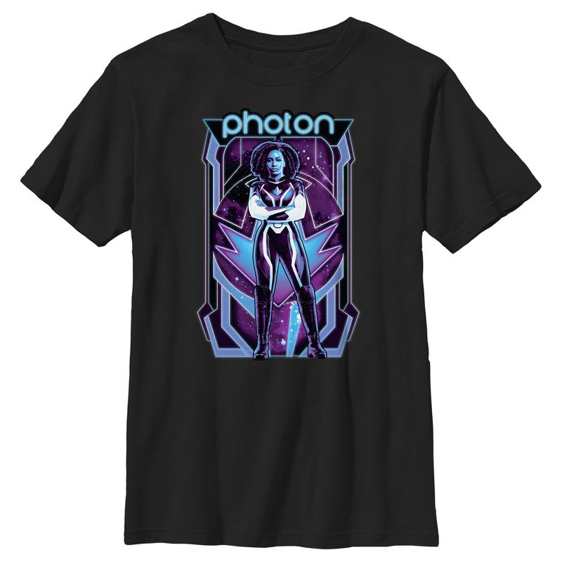 Boy's The Marvels Photon Portrait T-Shirt