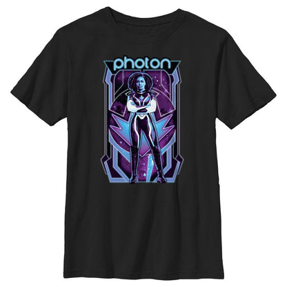 Boy's The Marvels Photon Portrait T-Shirt