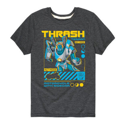 تي شيرت جرافيكي بأكمام قصيرة من ترانسفورمرز - شرارة الأرض للأولاد