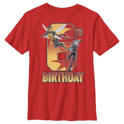 Boy's Marvel Ant-Man & Wasp 6th Birthday T-Shirt