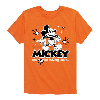 Boys' - Disney - Mickey Mouse Making Moves Short Sleeve Graphic T-Shirt
