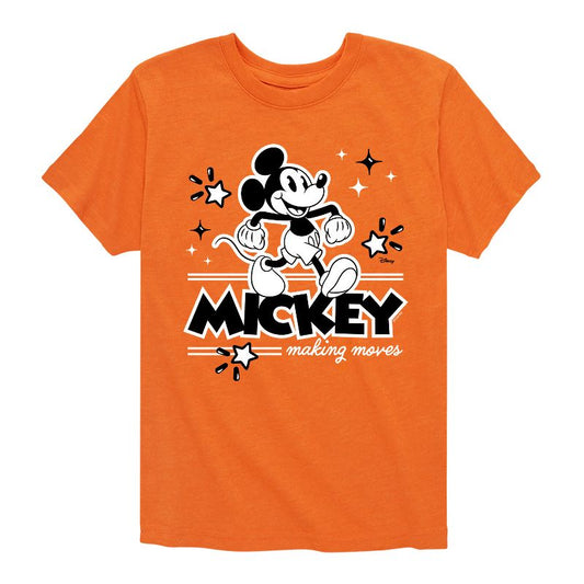 Boys' - Disney - Mickey Mouse Making Moves Short Sleeve Graphic T-Shirt