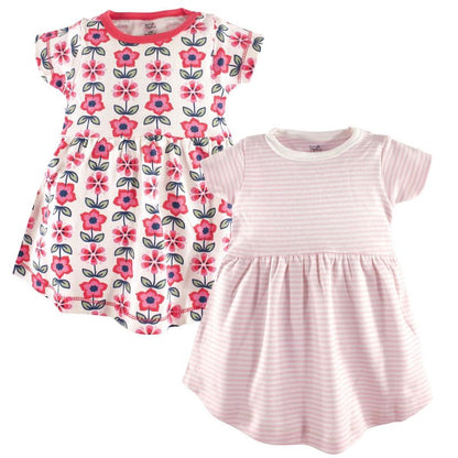 فستان قصير الأكمام من مجموعة "أصدقاء محبوبون، لمستهم الطبيعة" - قطعتان