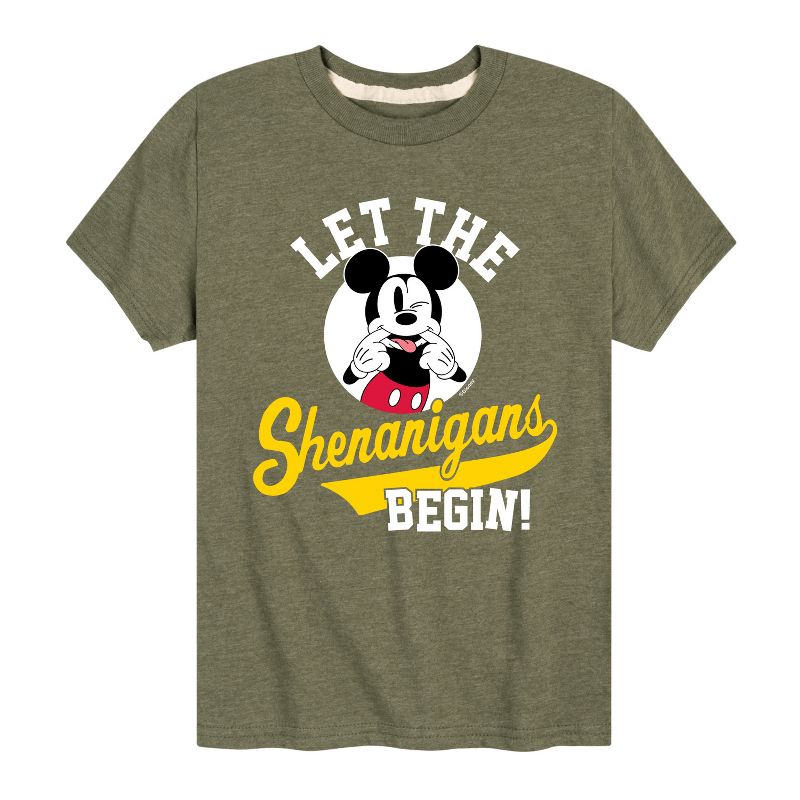 Boys' - Disney - Let The Shenanigans Begin Short Sleeve Graphic T-Shirt