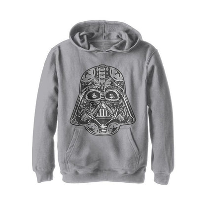 Boy's Star Wars Darth Vader Artistic Helmet Pull Over Hoodie