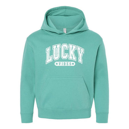 The Juniper Shop Lucky Vibes Distressed Youth Graphic Hoodie