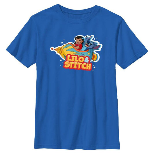 Boys Lilo & Stitch Friends on Space Trip T Shirt