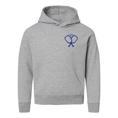 The Juniper Shop Pickleball Front And Back Youth Graphic Hoodie