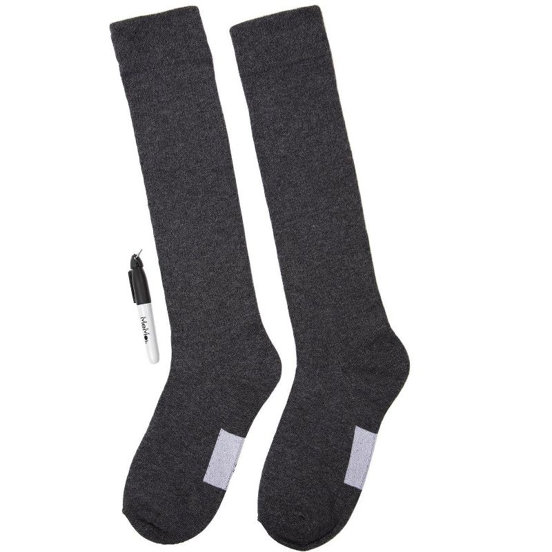 Memoi Write On Camp Kids Cotton Blend Knee High Socks 3-Pack