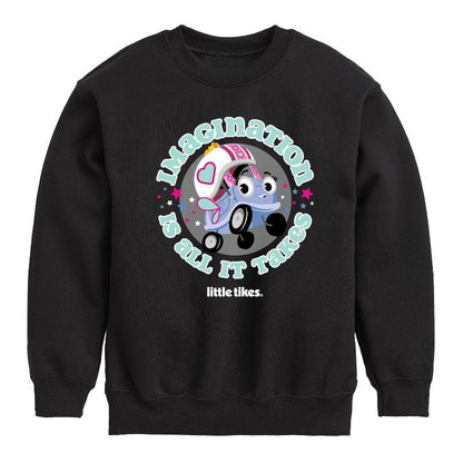 Boys' - Little Tikes - Imagination Is All It Takes Graphic Long Sleeve Fleece Sweatshirt