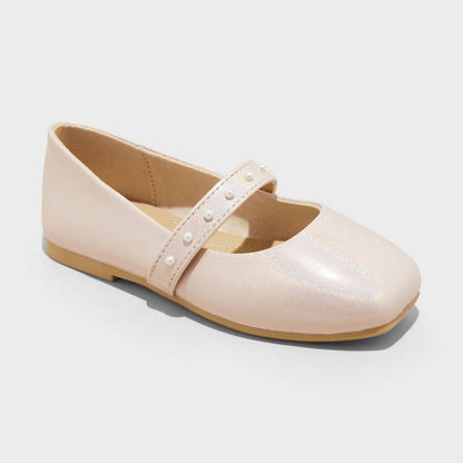 Toddler Girls' Elle Ballet Flats - Cat & Jack™ Blush