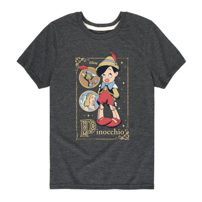 Boys' - Disney - Pinocchio Short Sleeve Graphic T-Shirt