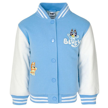 Bluey Girls Varsity Bomber Jacket Little Kid to Big