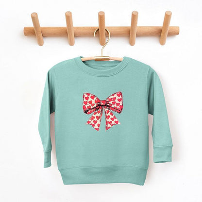 The Juniper Shop Coquette Hearts Youth Ultra-Soft Graphic Sweatshirt