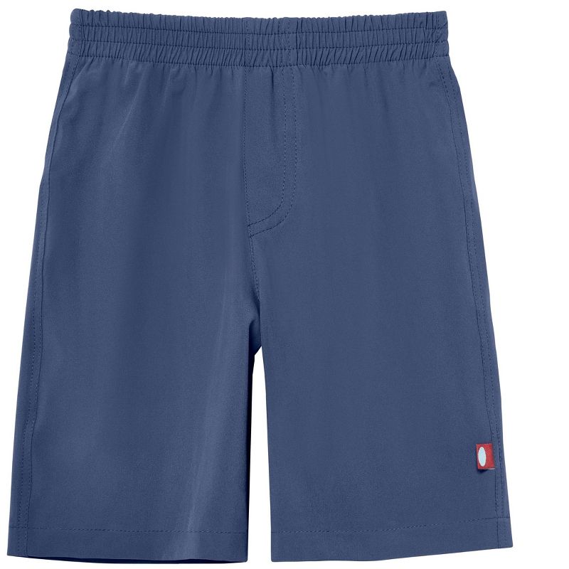 City Threads USA-Made Boys UPF 50+ Soft Stretch Below the Knee Swim Board Shorts