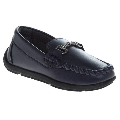 Josmo Toddler Boys Loafer Shoes: Penny Loafer Casual Slip-On Moccasin Flats for Boys' Dress Shoes (Toddler)