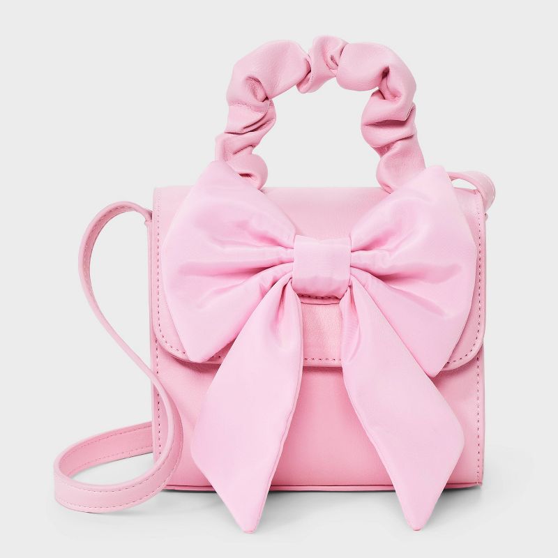 Girls' Top Handle Crossbody Bag - Cat & Jack