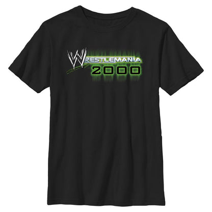 تي شيرت WWE Neon Logo 2000 للأولاد