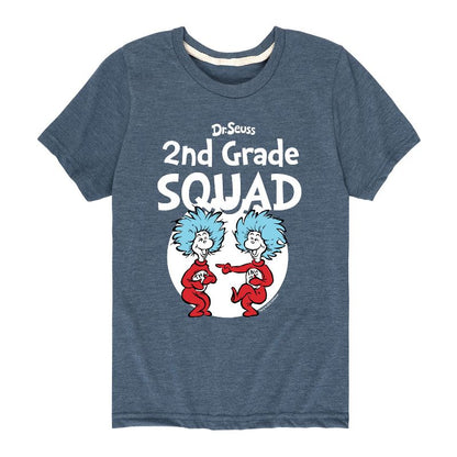 تي شيرت جرافيكي بأكمام قصيرة للأولاد من دكتور سوس - الصف الثاني - المجموعة الأولى والثانية